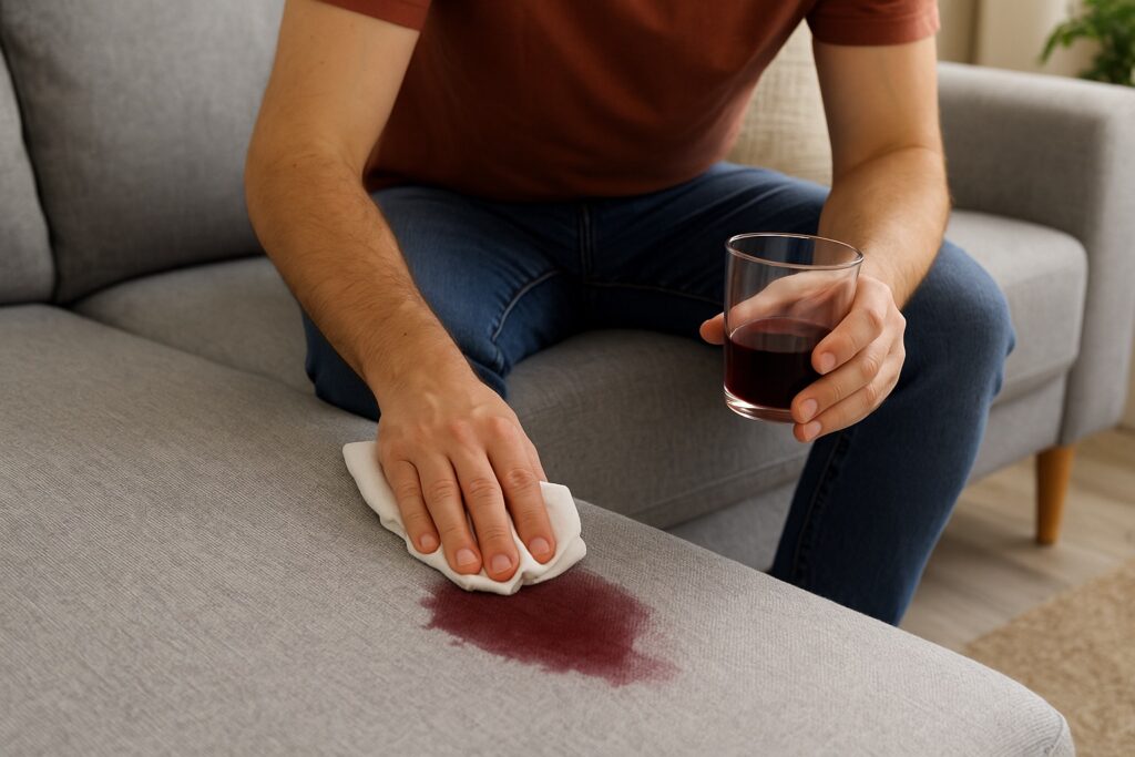 couch stain removal process